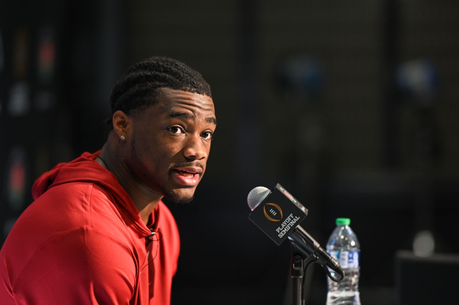 Jalen Milroe, Rose Bowl media availability